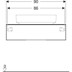 Bild von GEBERIT VariForm Unterschrank für Aufsatzwaschtisch, mit einer Schublade, Ablagefläche und Geruchsverschluss #501.166.00.1 - Korpus und Front: lava / lackiert matt Deckplatte: lava / melaminbeschichtet matt