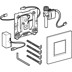 Bild von GEBERIT Urinalsteuerung mit elektronischer Spülauslösung, Netzbetrieb, Typ 30 Abdeckplatte #116.027.16.1 - schwarz / matt
