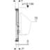 Bild von GEBERIT Kombifix Element für Urinal, 109–127 cm, universell, für AP-Druckspüler #457.686.00.1