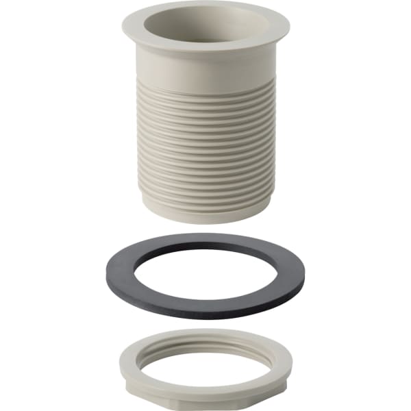 GEBERIT Ablaufventil mit Rundgewinde #352.328.08.1 - kieselgrau