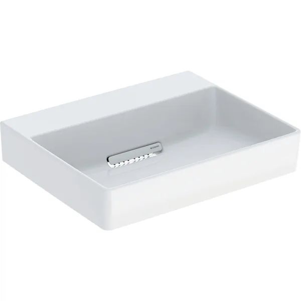 Picture of GEBERIT ONE handrinse basin, horizontal outlet Washbasin: white / KeraTect Cover: glossy white #505.019.00.1