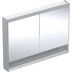 Bild von GEBERIT ONE Spiegelschrank mit Nische und ComfortLight, mit zwei Türen, AP-Montage, Höhe 90 cm #505.833.00.2 - weiß / Aluminium pulverbeschichtet