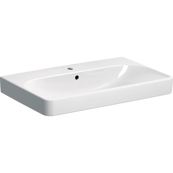 GEBERIT Smyle Square Waschtisch #500.249.01.1 - weiß