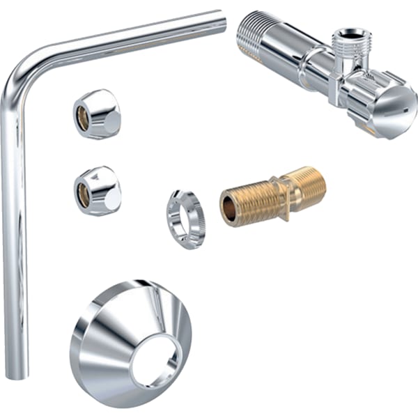 GEBERIT Wasseranschlussset für Geberit AquaClean Mera Classic WC-Komplettanlage Stand-WC #147.046.00.1