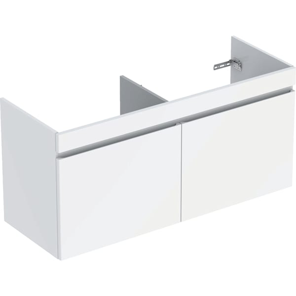 Picture of GEBERIT Renova Plan vanity unit for double washbasin, with two drawers and two inner drawers #501.912.JK.1 - lava / matt lacquered