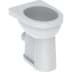 Bild von GEBERIT Renova Comfort Stand-WC Flachspüler, erhöht, Höhe 49 cm, Abgang horizontal #218520600 - weiß / KeraTect