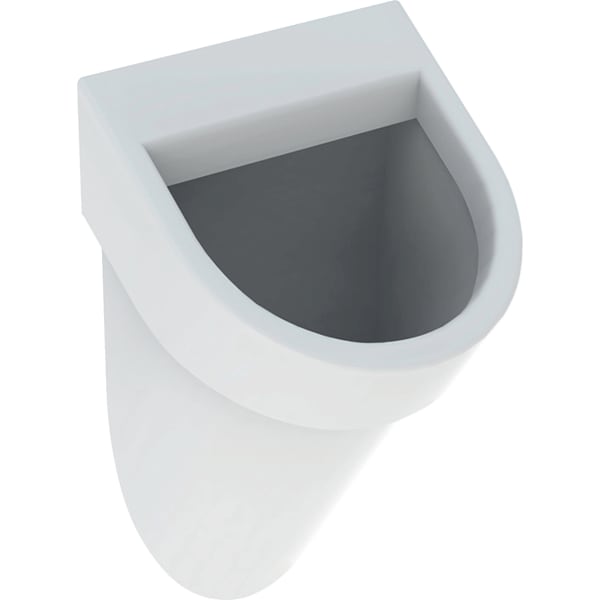 Picture of GEBERIT Flow urinal inlet from behind, outlet to the rear #235900600 - white / KeraTect