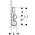 Bild von GEBERIT Mapress C-Stahl Set Anschluss-T-Stück für Vor- und Rücklauf #24004