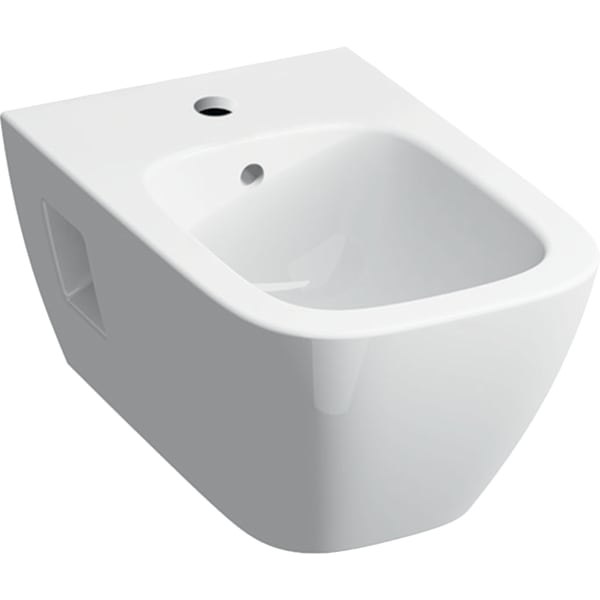 GEBERIT Renova Plan Wandbidet teilgeschlossenes Keramikdesign #500.380.01.8 - weiß / KeraTect