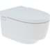 Bild von GEBERIT AquaClean Mera Classic WC-Komplettanlage Wand-WC #146.200.21.1 - WC-Keramik: weiß / KeraTect Designabdeckung: hochglanz-verchromt