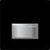 Bild von GEBERIT Urinalsteuerung mit pneumatischer Spülauslösung, Typ 50 Betätigungsplatte #116.016.JL.5 - sandgrau / Glas