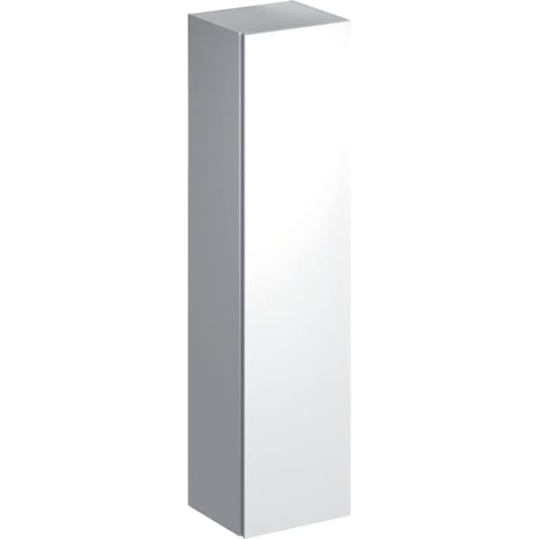 Picture of GEBERIT Xeno² tall cabinet with one door and internal mirror white / high-gloss coated #500.503.01.1