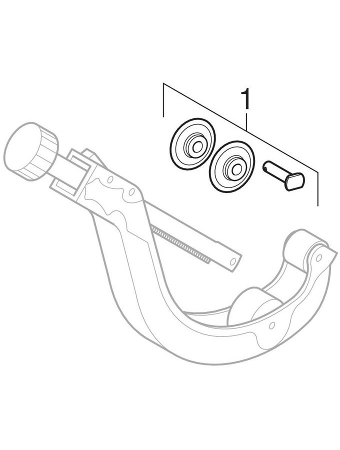 εικόνα του GEBERIT pipe cutter for plastic pipes #358.503.00.1
