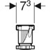 Bild von GEBERIT Set Füße und Traversen, für Duschwannen aus Steinharz, bis 140 cm #554.958.00.2