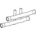 Bild von GEBERIT Mapress C-Stahl Set Anschluss-T-Stück für Vor- und Rücklauf #24002