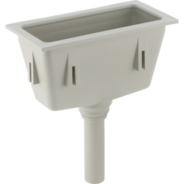 GEBERIT Trichter rechteckig #352.389.08.1 - kieselgrau