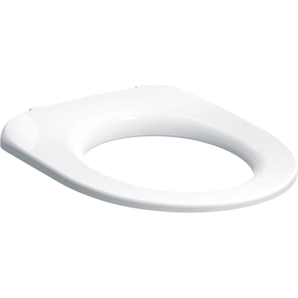 GEBERIT iCon WC-Sitzring barrierefrei, Befestigung von oben #501.875.00.1 - weiß / Kunststoff
