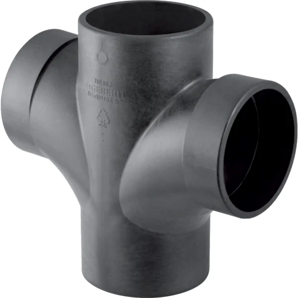 Picture of GEBERIT Silent-db20 double branch fitting 88.5°, swept-entry #310.102.14.1