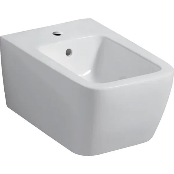 Picture of GEBERIT iCon Square wall-hung bidet, shrouded white #231910000