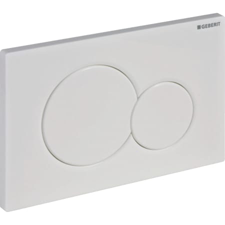 Picture of GEBERIT Sigma01 flush plate for dual flush fine brass galvanized #115.770.DT.5