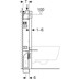 Bild von GEBERIT KombifixBasic Element für Wand-WC, 108 cm, mit Delta UP-Spülkasten 12 cm #110.100.00.1