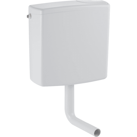 Picture of GEBERIT AP140 wall-mounted cistern flush-stop flush, water connection at side or centre back #140.000.11.1 - white-alpine