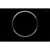 Bild von GEBERIT Sigma10 Betätigungsplatte für Spül-Stopp-Spülung #115.758.KM.5 - Platte und Taste: schwarz Designring: hochglanz-verchromt