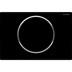 Bild von GEBERIT Sigma10 Betätigungsplatte für Spül-Stopp-Spülung #115.758.14.5 - Platte und Taste: schwarz matt lackiert, easy-to-clean-beschichtet Designring: poliert