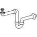 Bild von GEBERIT Rohrbogengeruchsverschluss für Waschbecken, Raumsparmodell, Abgang horizontal #151.107.11.1 - weiß-alpin