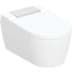 Bild von GEBERIT AquaClean Sela WC-Komplettanlage Wand-WC #146.220.21.1 - WC-Keramik: weiß / KeraTect Designabdeckung: hochglanz-verchromt