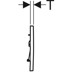 Bild von GEBERIT Sigma30 Betätigungsplatte für 2-Mengen-Spülung #115.883.KH.1 - Platte und Tasten: hochglanz-verchromt Designstreifen: mattverchromt