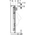 Bild von GEBERIT GIS Element für Urinal, 114 cm, universell #461.621.00.1