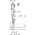 Bild von GEBERIT Duofix Element für Wand-WC, 112 cm, mit Sigma UP-Spülkasten 12 cm #111.300.00.5