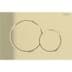 Bild von GEBERIT Sigma01 Betätigungsplatte für 2-Mengen-Spülung, für Bambini WC #115.770.LA.5 - Platte: weiß Taste Vollmenge: gelb Taste Teilmenge: grün