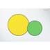 Bild von GEBERIT Sigma01 Betätigungsplatte für 2-Mengen-Spülung, für Bambini WC #115.770.LA.5 - Platte: weiß Taste Vollmenge: gelb Taste Teilmenge: grün