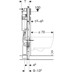 Bild von GEBERIT Duofix Element für Wand-WC, 112 cm, mit Sigma UP-Spülkasten 12 cm, barrierefrei, für Stütz- und Haltegriffe 111.375.00.5