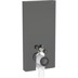 Bild von GEBERIT Monolith Sanitärmodul für Stand-WC, 101 cm, Frontverkleidung aus Glas #131.003.SI.5 - Frontverkleidung: Glas weiß Seitenverkleidung: Aluminium