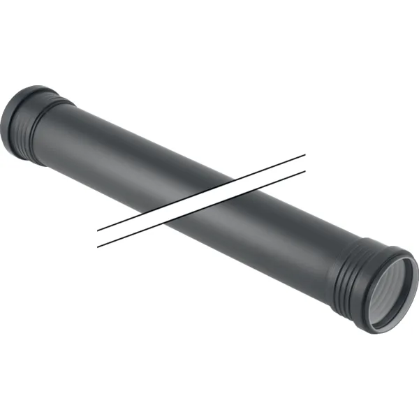Picture of GEBERIT Silent-PP pipe with two sockets #390.114.14.1