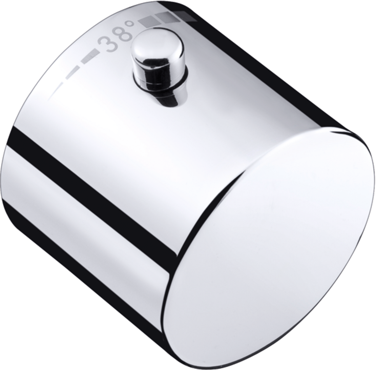 HANSGROHE Thermostatgriff #38391340 - Brushed Black Chrome