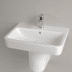 Bild von VILLEROY BOCH O.novo Waschbecken, 600 x 460 x 175 mm, Weiß Alpin, mit Überlauf 4A416001