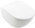 Bild von VILLEROY BOCH Subway 3.0 Tiefspül-WC spülrandlos, wandhängend, mit TwistFlush, Weiß Alpin CeramicPlus 4670T0R1