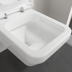 Bild von VILLEROY BOCH Architectura Tiefspül-WC spülrandlos, wandhängend, Weiß Alpin CeramicPlus 5685R0R1