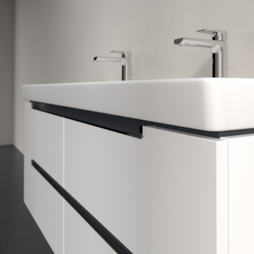 Bild von VILLEROY BOCH Subway 2.0 Waschbeckenunterschrank, 4 Auszüge, 1287 x 520 x 449 mm, Glossy White #A69910DH