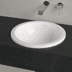 Bild von VILLEROY BOCH Loop & Friends Einbauwaschbecken, 450 x 450 x 205 mm, Weiß Alpin CeramicPlus, mit Überlauf, ungeschliffen 614045R1