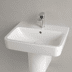 Bild von VILLEROY BOCH O.novo Waschbecken, 550 x 460 x 175 mm, Weiß Alpin, mit Überlauf 4A415501