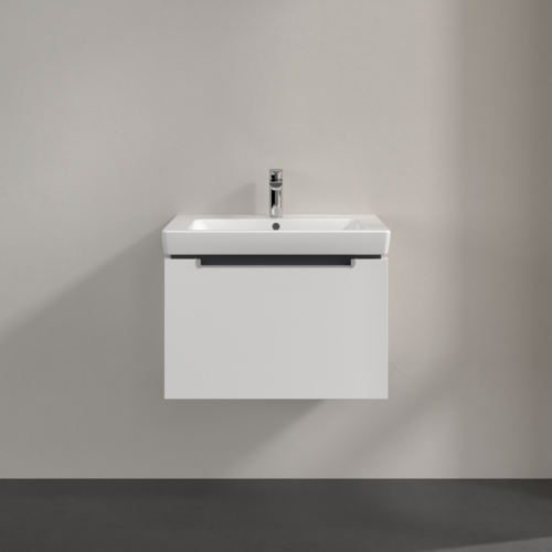Picture of VILLEROY BOCH Subway 2.0 Vanity unit, 1 drawer, 637 x 420 x 454 mm, Glossy White #A68800DH