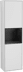 Bild von VILLEROY BOCH Finion Hochschrank, mit Beleuchtung, 2 Türen, 418 x 1516 x 270 mm, White Matt Lacquer / Black Matt Lacquer F470PDMT