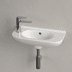 Bild von VILLEROY BOCH O.novo Handwaschbecken Compact, 500 x 250 x 175 mm, Weiß Alpin, mit Überlauf 53615401