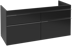 Bild von VILLEROY BOCH Venticello Waschbeckenunterschrank, 4 Auszüge, 1253 x 590 x 502 mm, Black Matt Lacquer / Black Matt Lacquer A93001PD