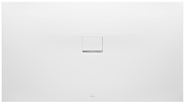Bild von VILLEROY BOCH Squaro Infinity rechteckige Duschwanne, 1000 x 900 x 40 mm, Stone White UDQ1090SQI2V-RW